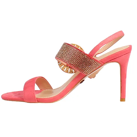Una Healy Heels<Ladies Dressy Heeled Sandals - I'm a Believer - Peach