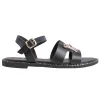 Una Healy Sandals<Ladies Flat Sandals - Viva/Driftin - Black