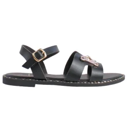 Una Healy Sandals<Ladies Flat Sandals - Viva/Driftin - Black