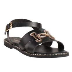 Una Healy Sandals<Ladies Flat Sandals - Viva/Driftin - Black