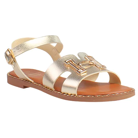 Una Healy Sandals<Ladies Flat Sandals - Viva/Driftin - Gold