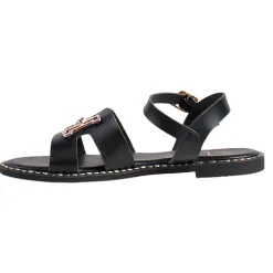 Una Healy Sandals<Ladies Flat Sandals - Viva/Driftin - Black