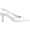 Una Healy Heels<Ladies Heeled Slingbacks - It's Funky- White Croc