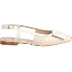 Una Healy Sandals<Ladies Sling Back Flats - Step It Up - Beige