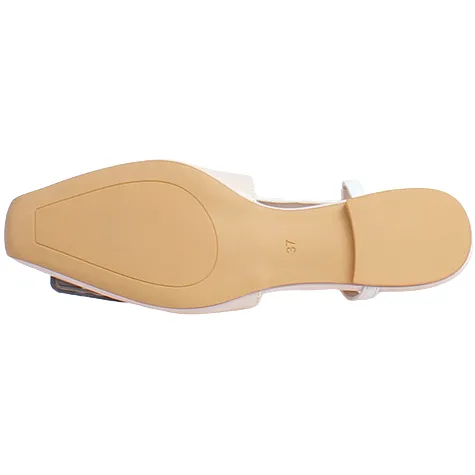 Una Healy Sandals<Ladies Sling Back Flats - Step It Up - Beige