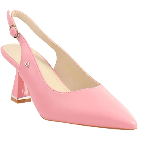 Una Healy Heels<Ladies Slingback Heels - Lady In Blue - Pink