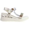 Una Healy Sandals<Ladies Wedge Sandals - Springston - Metallic