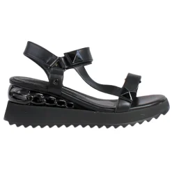 Una Healy Sandals<Ladies Wedge Sandals - Springston - Black