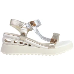 Una Healy Sandals<Ladies Wedge Sandals - Springston - Metallic