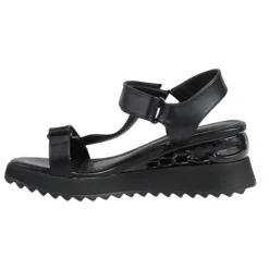 Una Healy Sandals<Ladies Wedge Sandals - Springston - Black