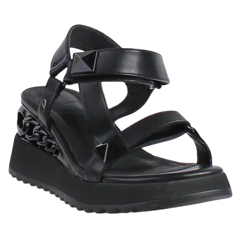 Una Healy Sandals<Ladies Wedge Sandals - Springston - Black
