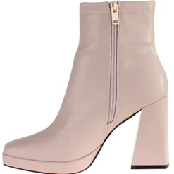 Una Healy Boots<Platform Ankle Boots - Lucky - Beige