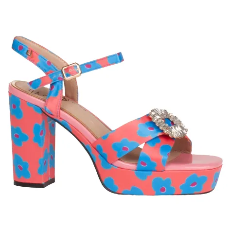 Una Healy Heels<Platform Sandals - Feels So Right - Pink/Blue
