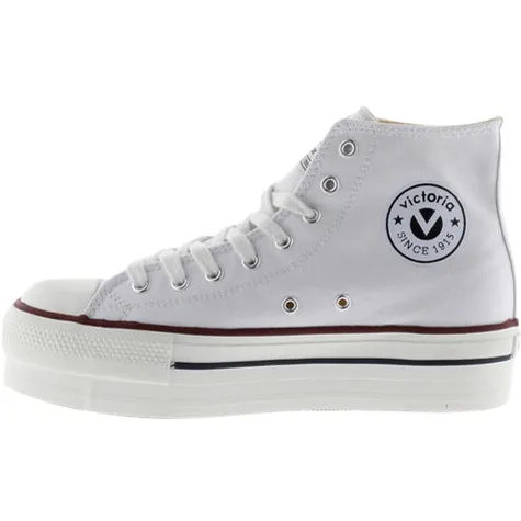Victoria Boots<Hi Top Platform Trainers - 1061101 Tribu - White