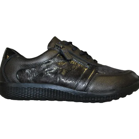 Waldlaufer Ladies Wide Fitting | Trainers<Wide Fit Trainers - 815M01 - Bronze/Metallic