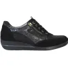 Waldlaufer Ladies Wide Fitting | Trainers<Wide Fit Trainers -980008-Black