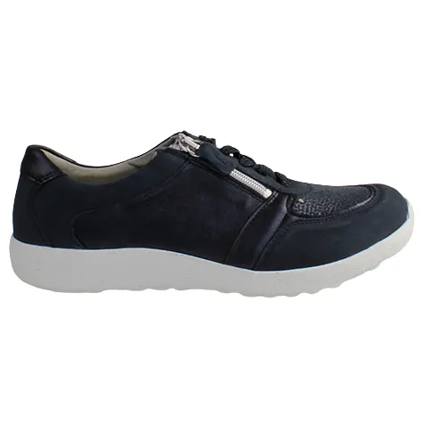 Waldlaufer Ladies Larger Sizes | Ladies Wide Fitting<Wide Fit Trainers- 815M01 - Navy
