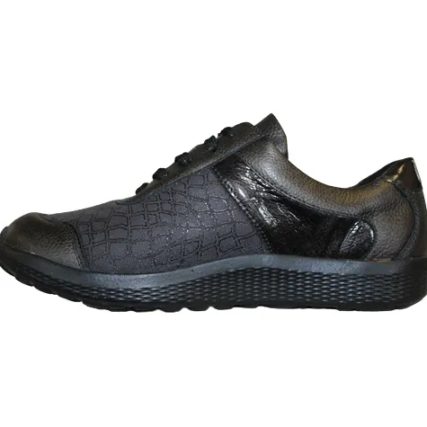 Waldlaufer Ladies Wide Fitting | Trainers<Wide Fit Trainers - 815M01 - Bronze/Metallic