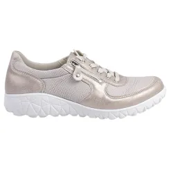 Waldlaufer Ladies Wide Fitting | Shoes<Ladies Wide Fit Shoes - H89001 - Gold Taupe