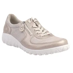 Waldlaufer Ladies Wide Fitting | Shoes<Ladies Wide Fit Shoes - H89001 - Gold Taupe
