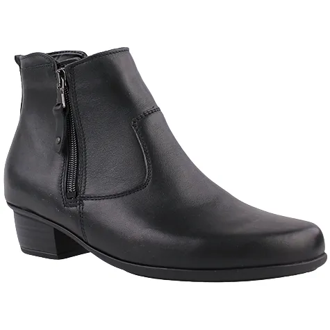 Waldlaufer Ladies Wide Fitting | Boots<Ladies Ankle Boots - 967803 - Black