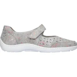 Waldlaufer Shoes<Ladies Cross Strap Shoes - 496325 - Taupe Multi