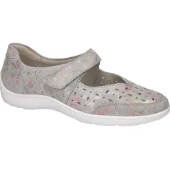 Waldlaufer Shoes<Ladies Cross Strap Shoes - 496325 - Taupe Multi