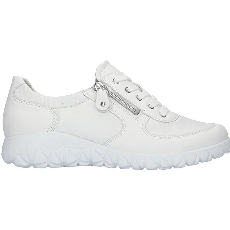 Waldlaufer Shoes<Ladies Wide Fit Walking Shoes -496H31- Pink/Silver