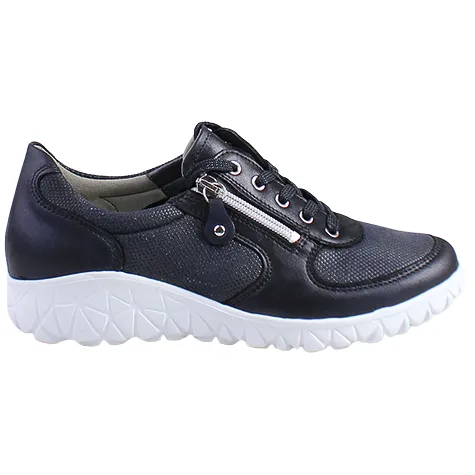 Waldlaufer Ladies Wide Fitting | Trainers<Ladies Wide Fit Trainers - 622K01 - Grey