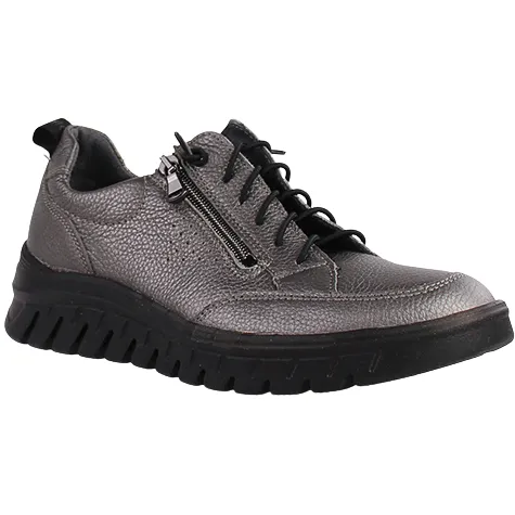 Waldlaufer Ladies Wide Fitting | Trainers<Ladies Wide Fit Trainers - 622K01 - Grey