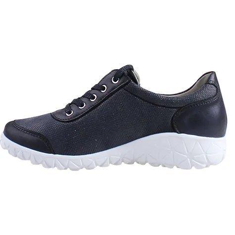 Waldlaufer Ladies Larger Sizes | Ladies Wide Fitting<Ladies Wide fit Trainers - 913002 - Pewter