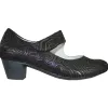 Waldlaufer Shoes<Wide Fit Cross Straps- 358312 - Black/Metallic