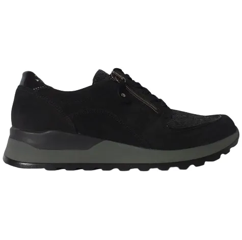 Waldlaufer Ladies Wide Fitting | Trainers<Wide Fit Trainers - H64007 - Black