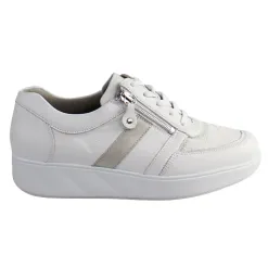 Waldlaufer Ladies Wide Fitting | Trainers<Wide Fit Trainers -622K01- White