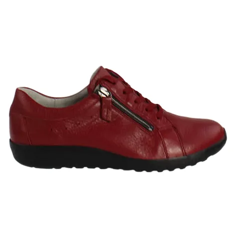 Waldlaufer Ladies Larger Sizes | Trainers<Wide Fit Trainers - 634002 - Red