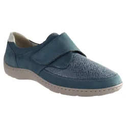 Waldlaufer Shoes<Wide Fit Walking Shoes -496H31 -Blue