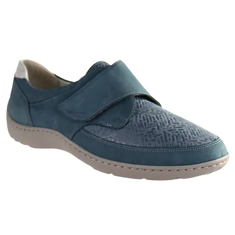 Waldlaufer Shoes<Wide Fit Walking Shoes -496H31 -Blue