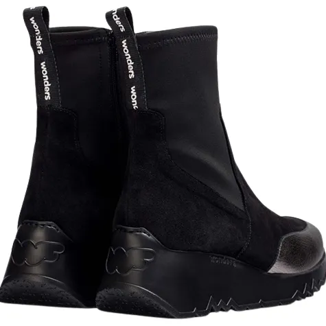 Wonders Boots<Ladies Ankle Boots - E-6752 - Black