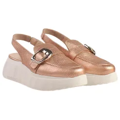Wonders Shoes<Ladies Flatform Slingbacks - A-3624 - Rose Gold
