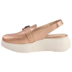 Wonders Shoes<Ladies Flatform Slingbacks - A-3624 - Rose Gold