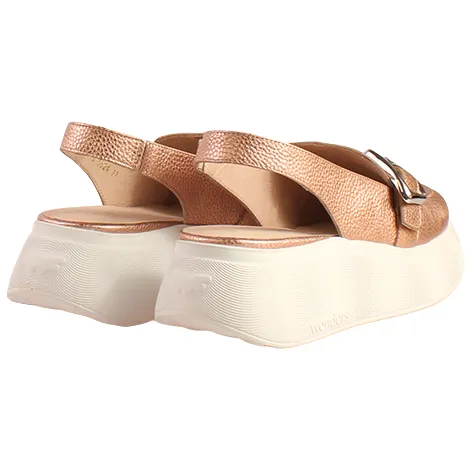 Wonders Shoes<Ladies Flatform Slingbacks - A-3624 - Rose Gold