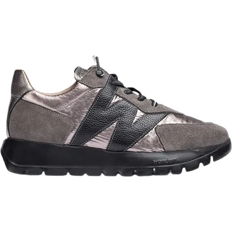 Wonders Trainers<Ladies Trainers - A-2464 - Grey / Metallic