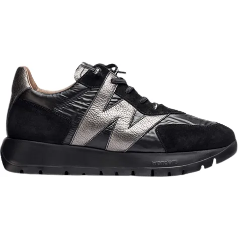 Wonders Trainers<Ladies Trainers - A-2464 - Black Metallic