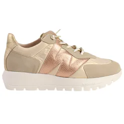 Wonders Trainers<Ladies Trainers - A-2464 - Beige/Rose Gold