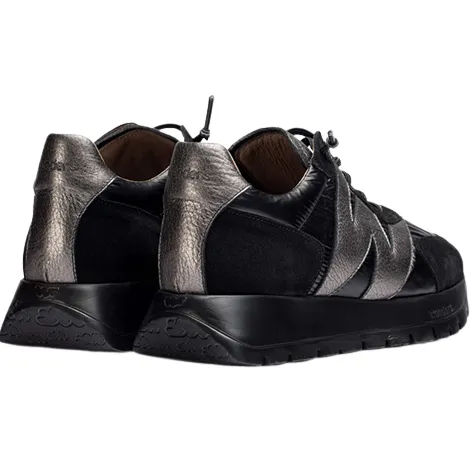 Wonders Trainers<Ladies Trainers - A-2464 - Black Metallic