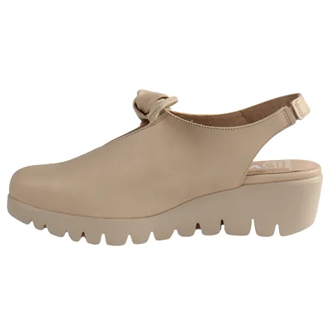 Wonders Shoes<Ladies Wedge Sling-Back Sandals - C-33315 - Nude/Beige