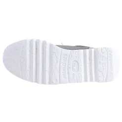 Wonders Trainers<Ladies Wedge Trainers - E-6760 - Silver