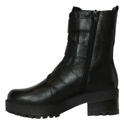 Wonders Boots<Mid Boots- E-6110 - Black