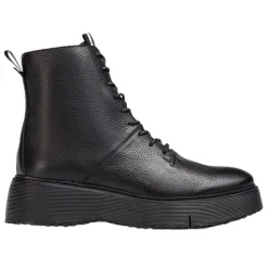 Wonders Boots<Platform Ankle Boots - A-9350 - Black