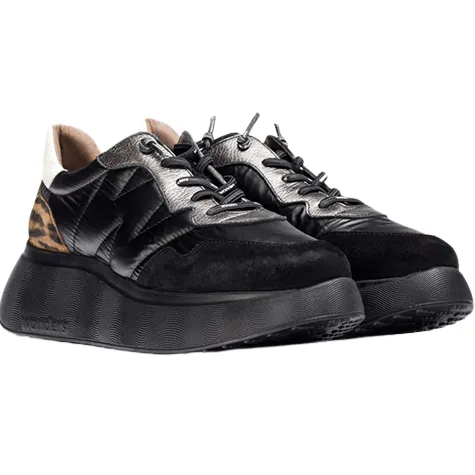 Wonders Trainers<Platform Trainers - A-3610 - Black